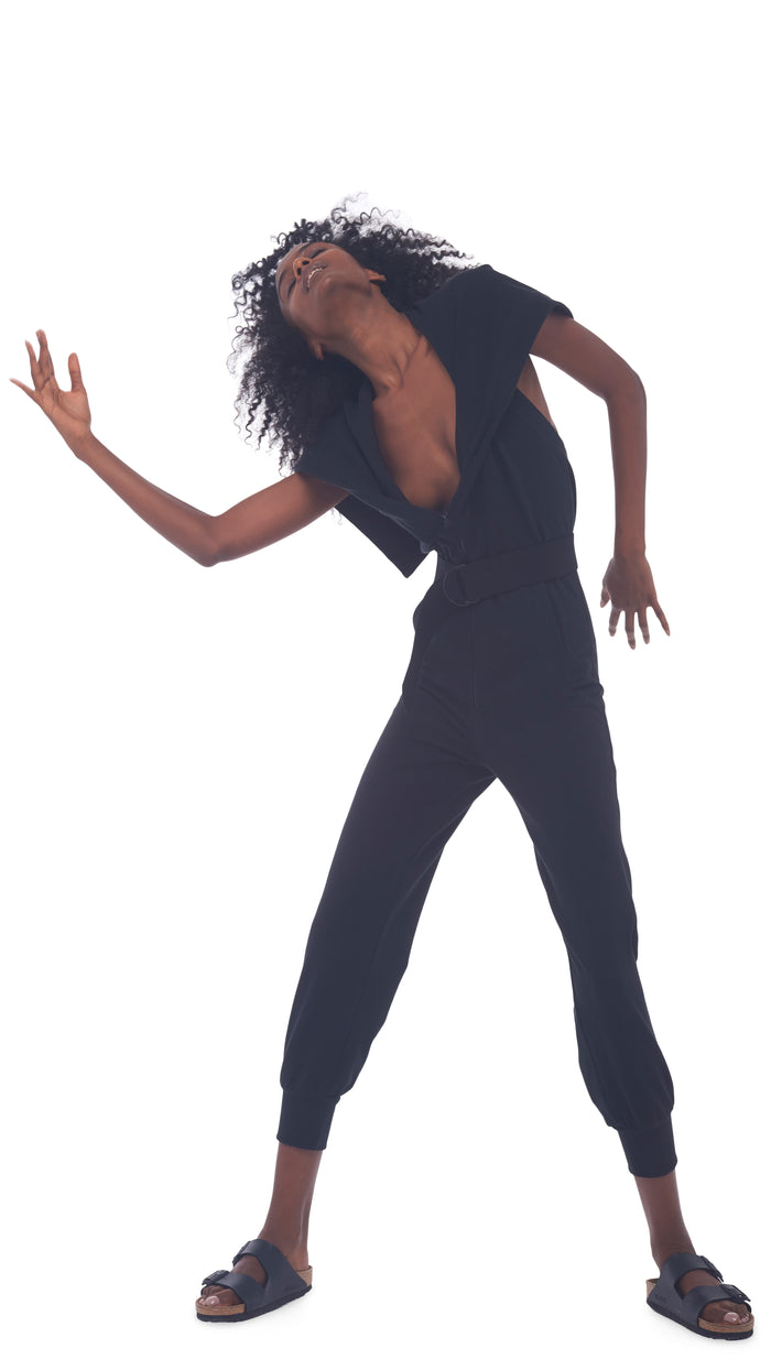 HALTER ZIP HOODIE JUMPSUIT #15