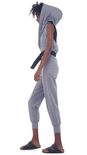 HALTER ZIP HOODIE JUMPSUIT #5 Thumbnail