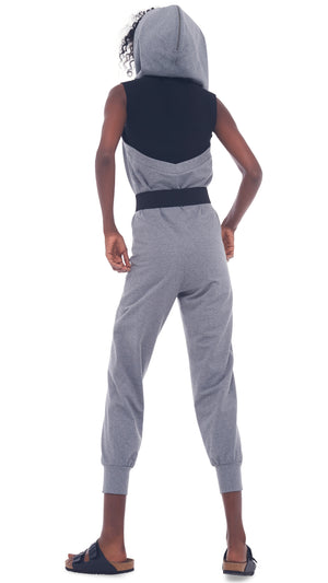 HALTER ZIP HOODIE JUMPSUIT #6 Thumbnail