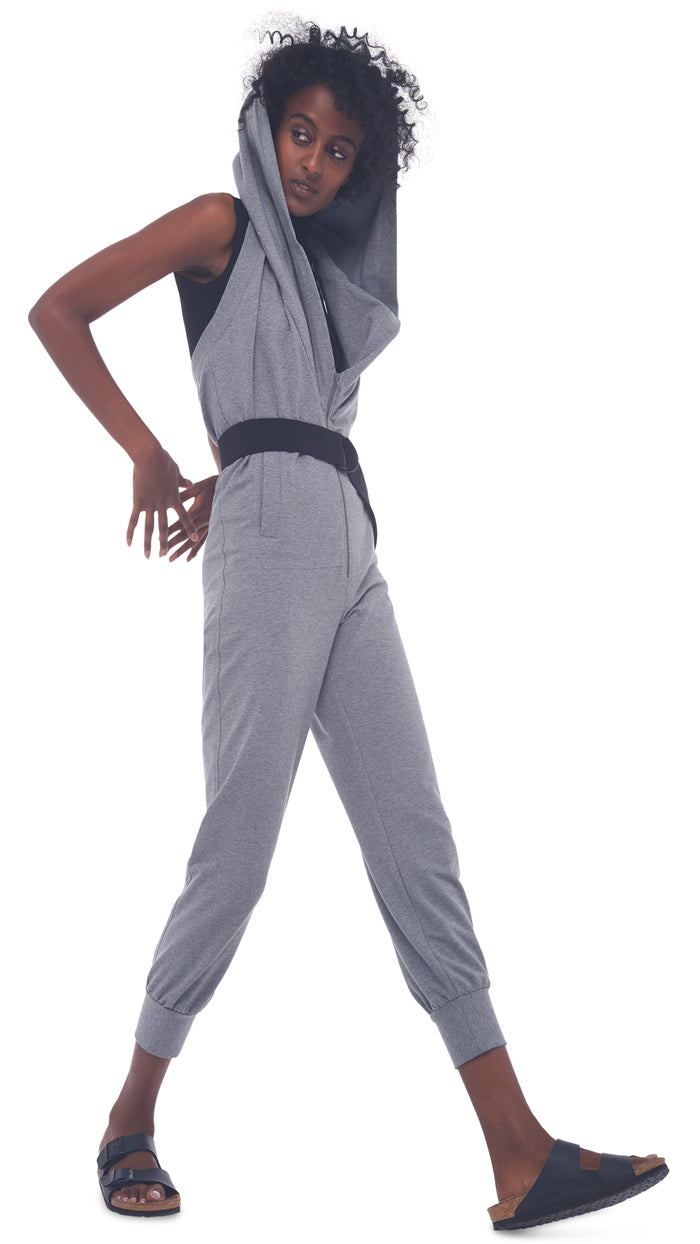 HALTER ZIP HOODIE JUMPSUIT #8