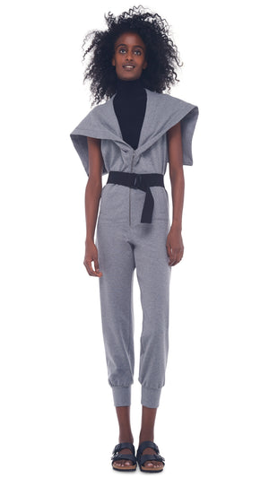 HALTER ZIP HOODIE JUMPSUIT #10 Thumbnail