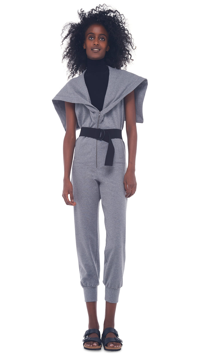 HALTER ZIP HOODIE JUMPSUIT #10