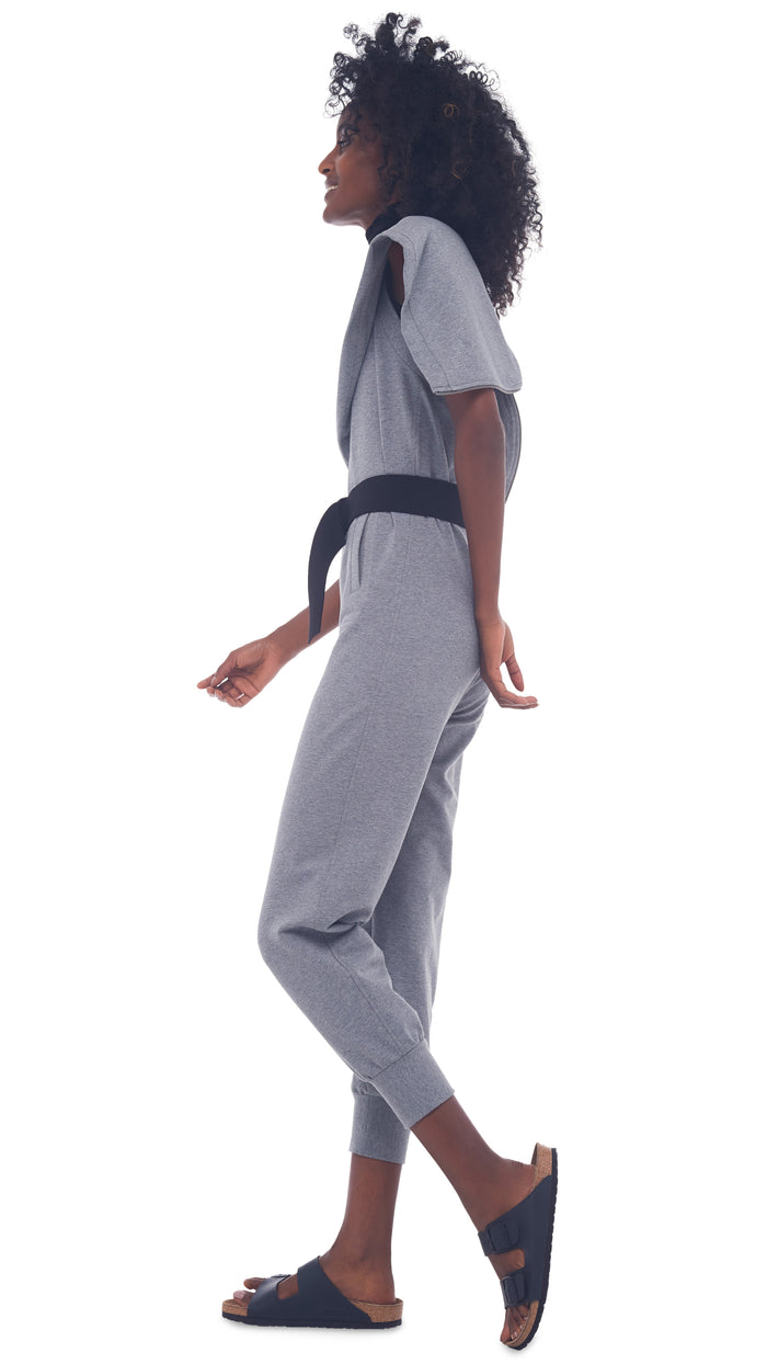 HALTER ZIP HOODIE JUMPSUIT #11