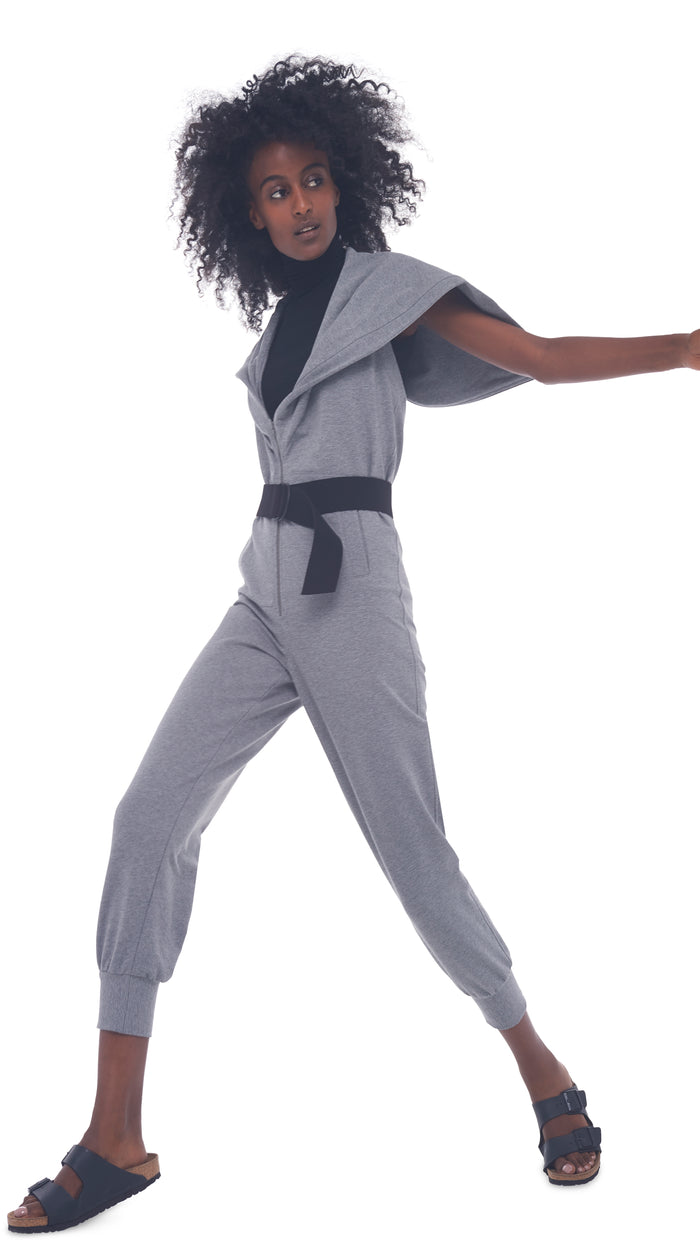 HALTER ZIP HOODIE JUMPSUIT #13