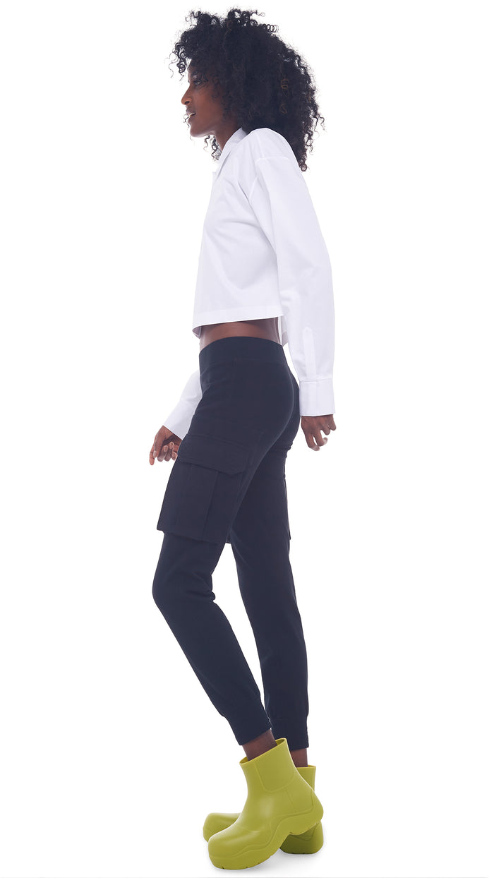CROP OVERSIZED BF NK SHIRT #2