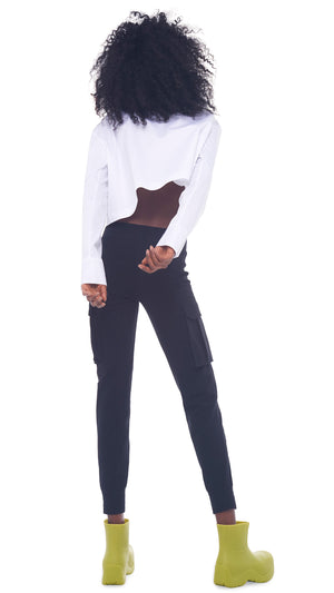 CROP OVERSIZED BF NK SHIRT #3 Thumbnail
