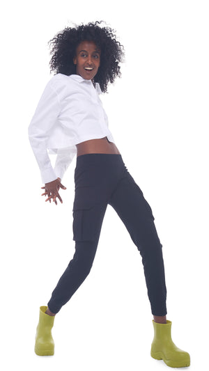 CROP OVERSIZED BF NK SHIRT #4 Thumbnail