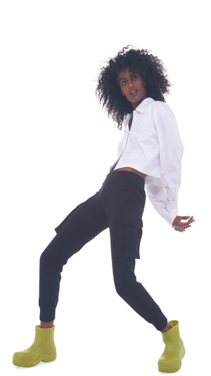 CROP OVERSIZED BF NK SHIRT #5 Thumbnail