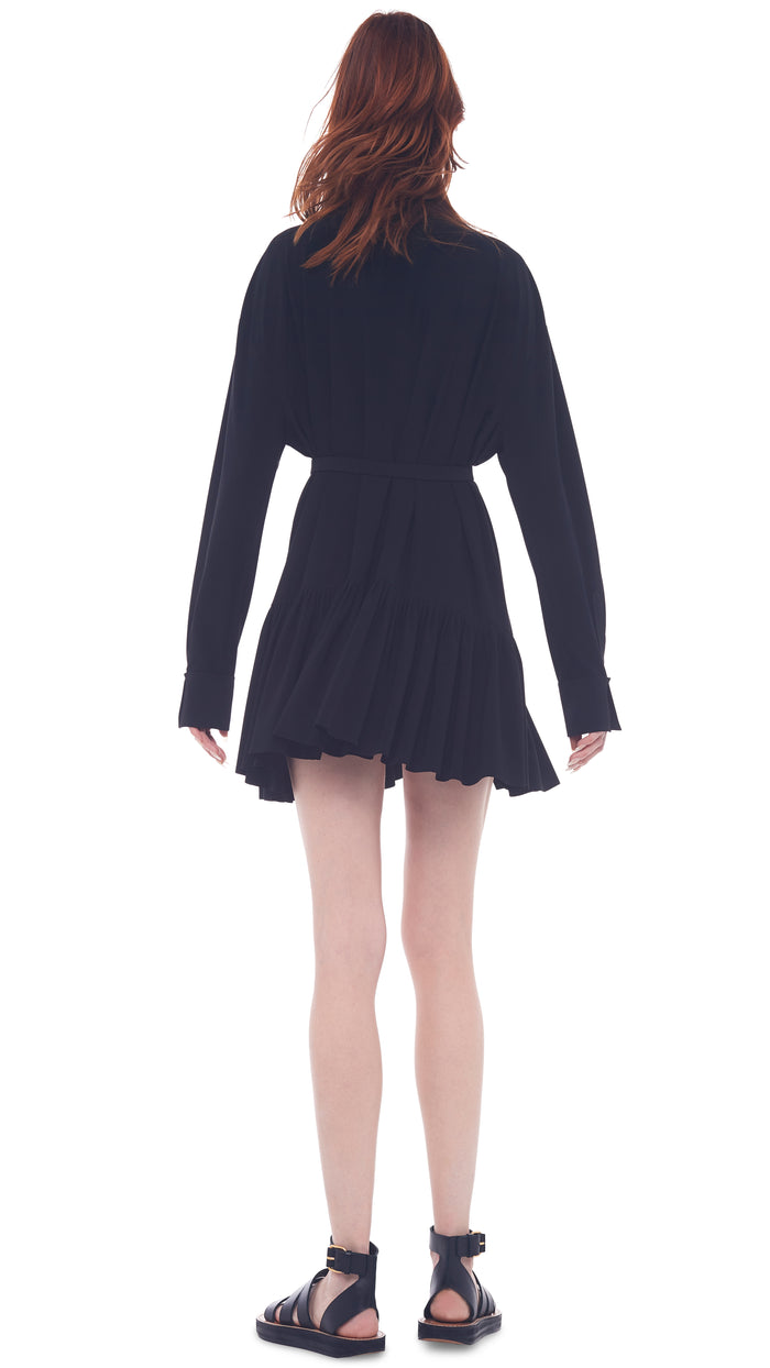OVERSIZE BF RUFFLE NK SHIRT #3