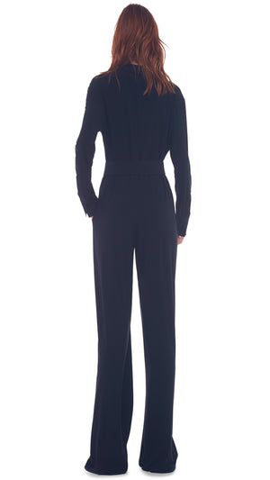 NK SHIRT STRAIGHT JUMPSUIT #3 Thumbnail
