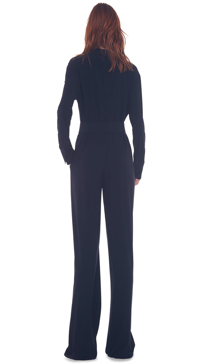 NK SHIRT STRAIGHT JUMPSUIT #3