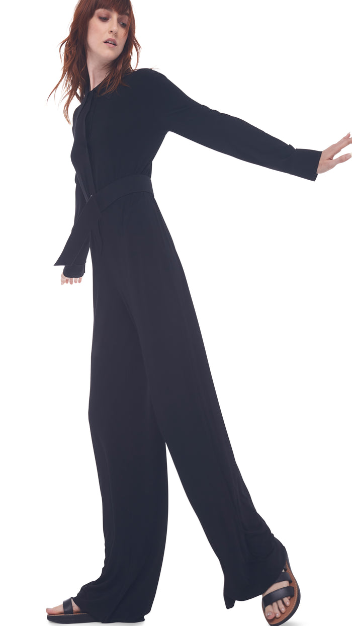 NK SHIRT STRAIGHT JUMPSUIT #4
