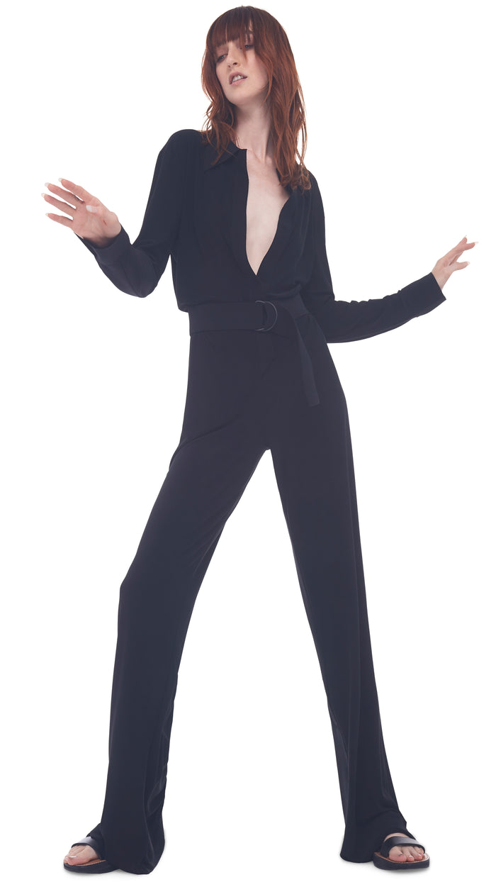 NK SHIRT STRAIGHT JUMPSUIT #6