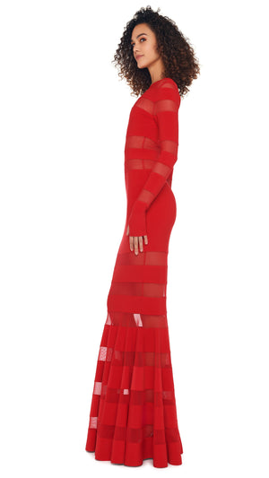 SPLICED DRESS FISHTAIL GOWN #2 Thumbnail