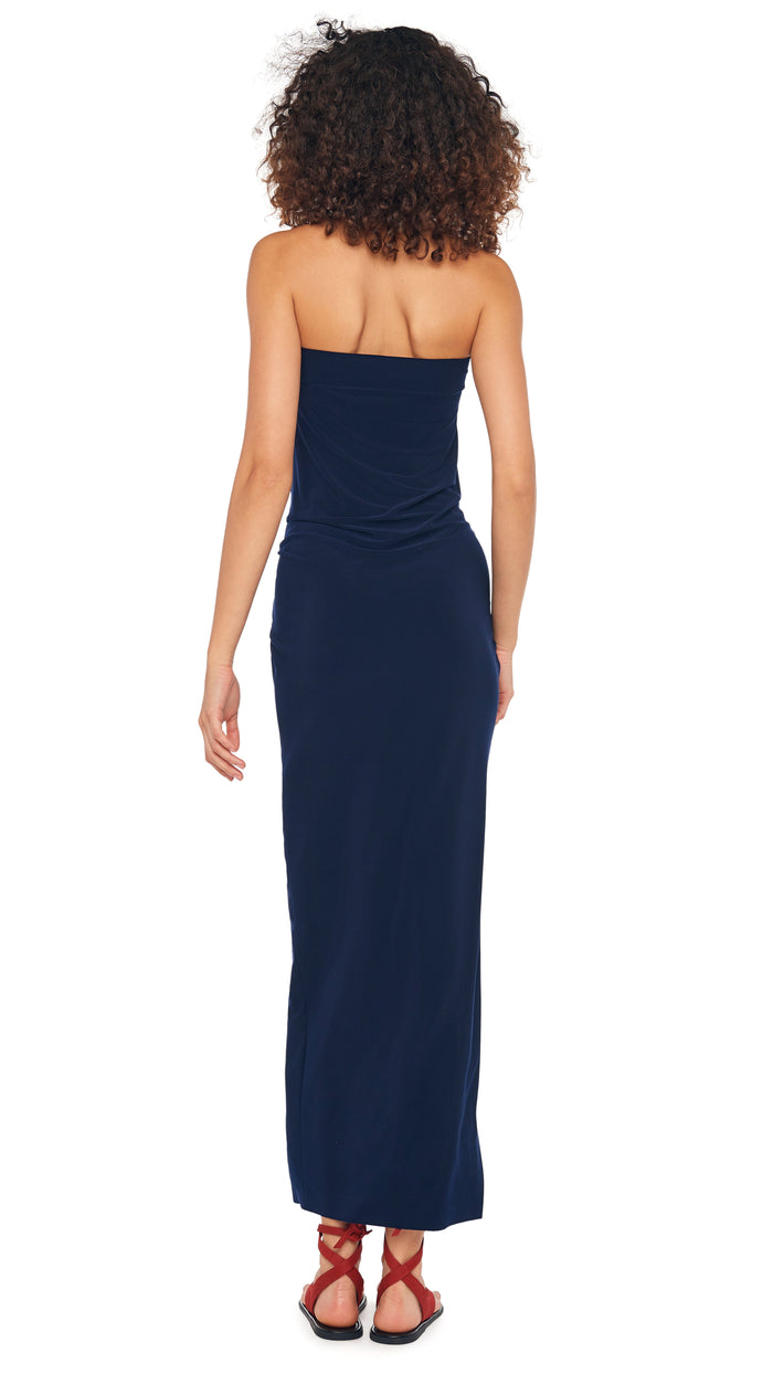 STRAPLESS ALL IN ONE SIDE SLIT GOWN #3