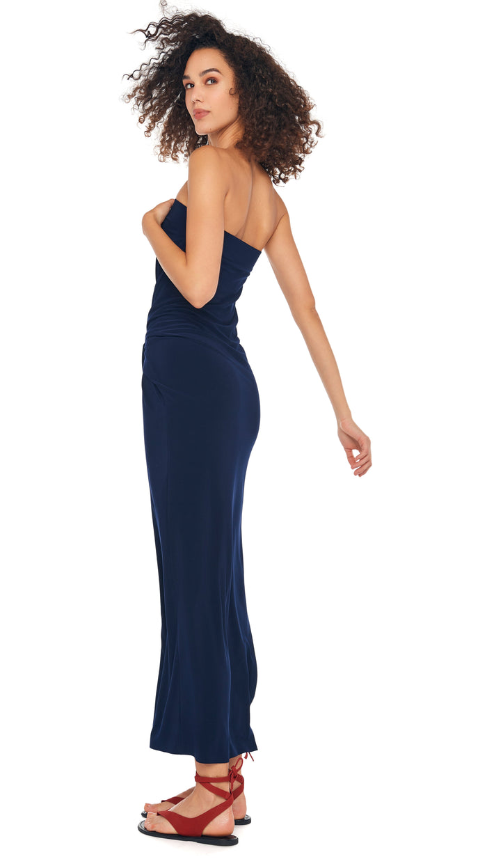 STRAPLESS ALL IN ONE SIDE SLIT GOWN #8