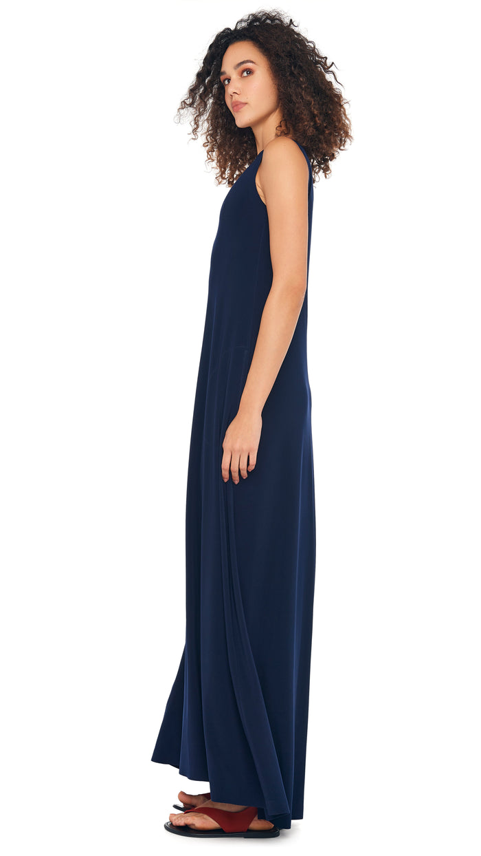 SLEEVELESS SWING MAXI DRESS #2