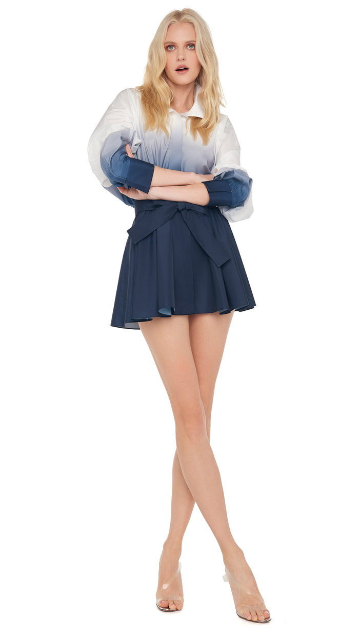SUPER OS BF NK SHIRT FLARED MINI DRESS #5