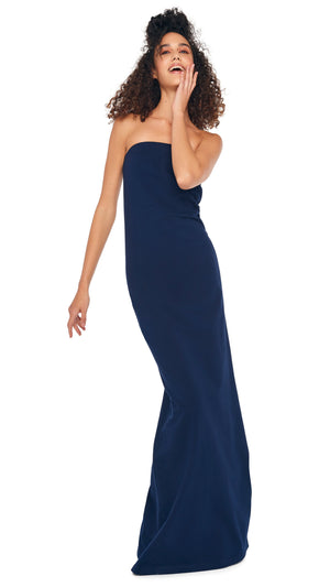 STRAPLESS SIDE SLIT GOWN #4 Thumbnail