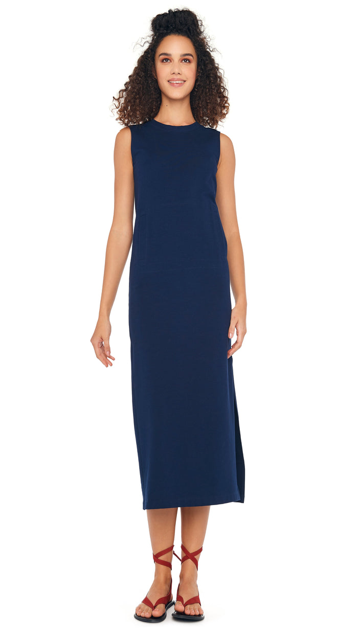 SLEEVELESS SIDE SLIT GOWN #1