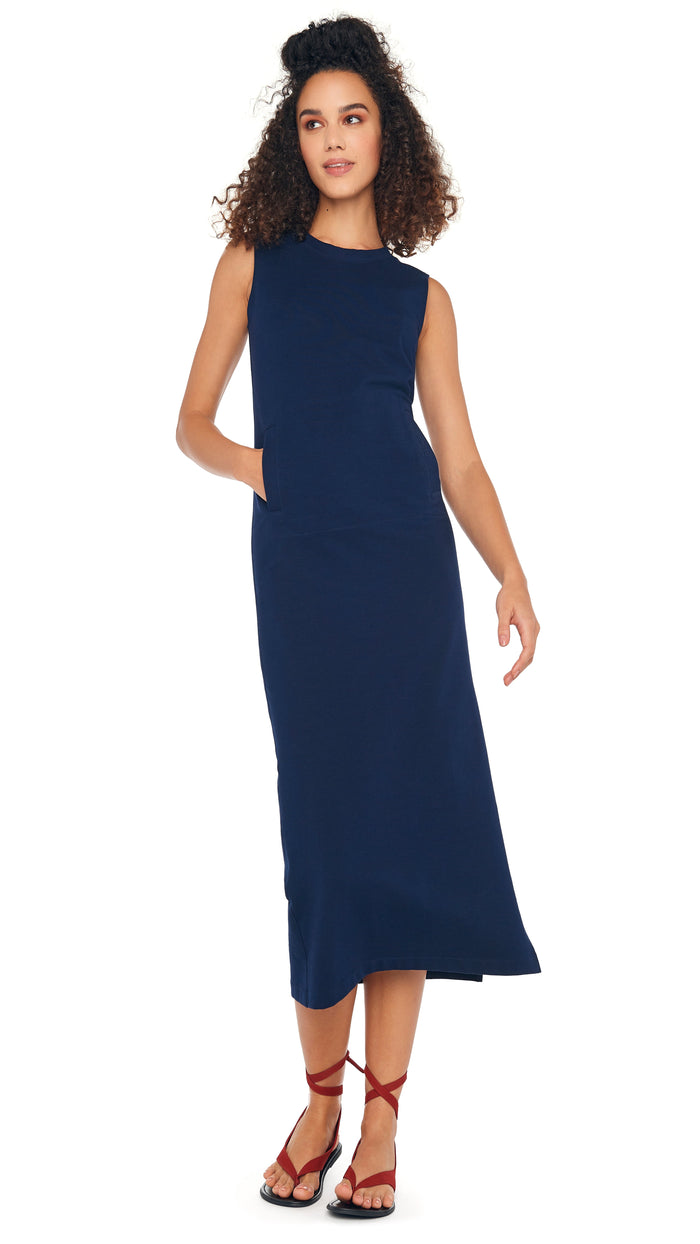 SLEEVELESS SIDE SLIT GOWN #5