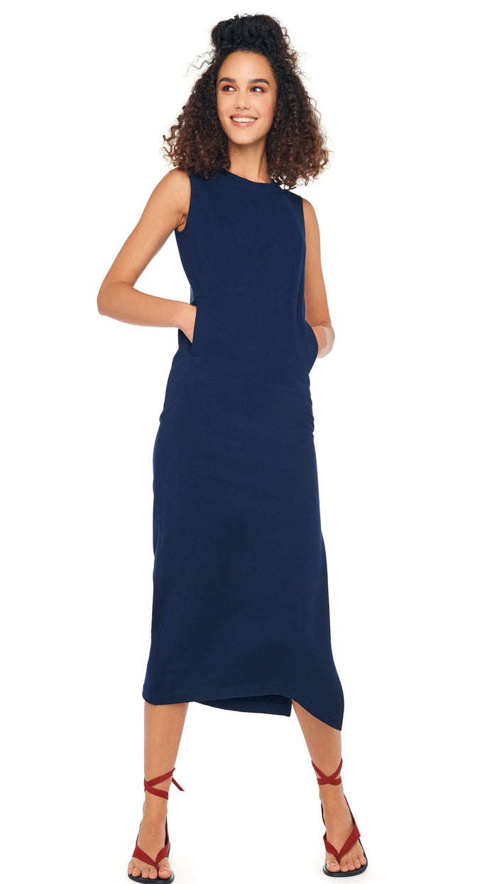 SLEEVELESS SIDE SLIT GOWN #4