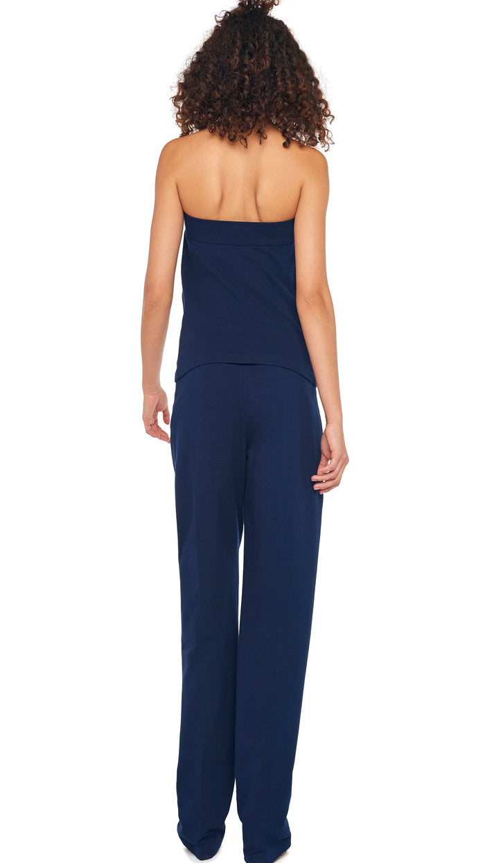 STRAPLESS TAILORED TERRY TOP #3