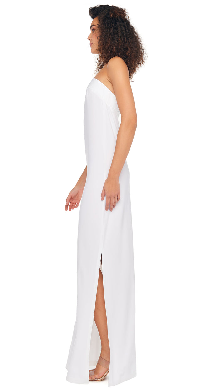 STRAPLESS TAILORED SIDE SLIT GOWN #2
