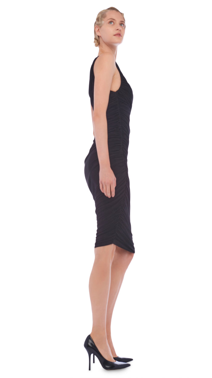 DIANA DRESS Black Norma Kamali DIANA DRESS Black Norma Kamali