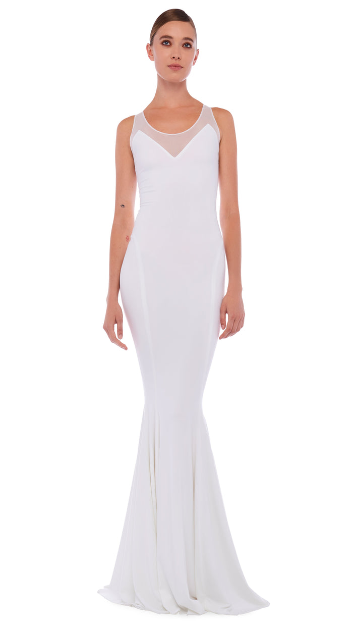 RACER FISHTAIL GOWN #1