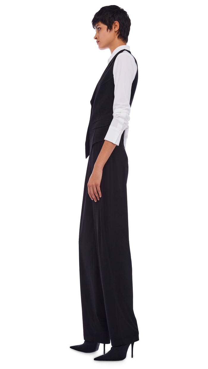 TAPERED PLEATED TROUSER #8