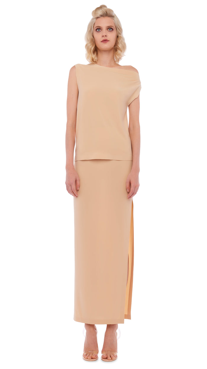 SIDE SLIT LONG SKIRT #1