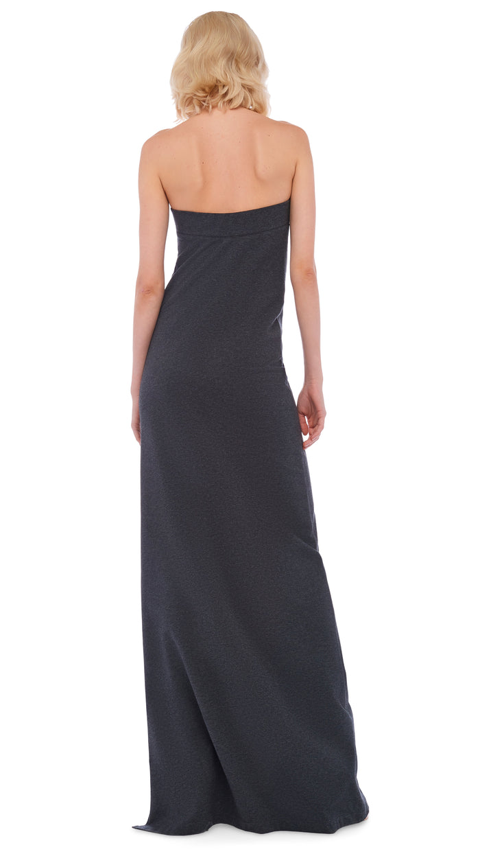 STRAPLESS SIDE SLIT GOWN #4