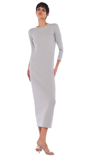 3/4 SLEEVE TAILORED TERRY GOWN #4 Thumbnail