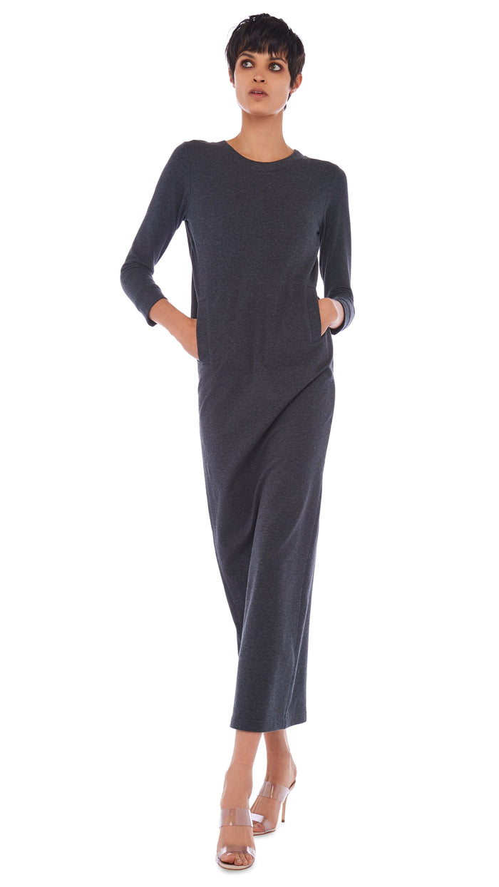 3/4 SLEEVE TAILORED TERRY GOWN #4