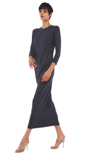 3/4 SLEEVE TAILORED TERRY GOWN #6 Thumbnail