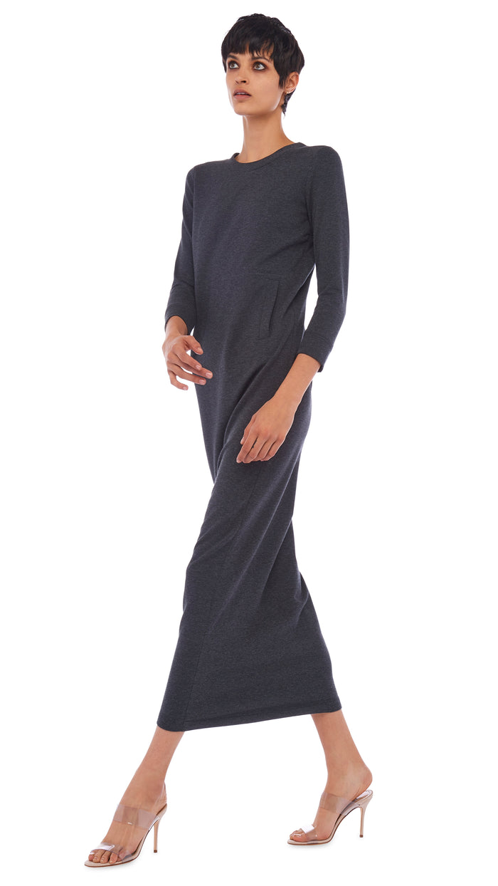 3/4 SLEEVE TAILORED TERRY GOWN #6
