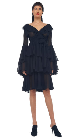 EMPIRE RUFFLE DRESS #1 Thumbnail