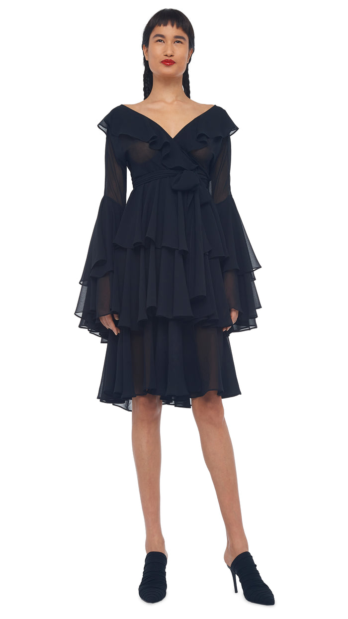 EMPIRE RUFFLE DRESS #1