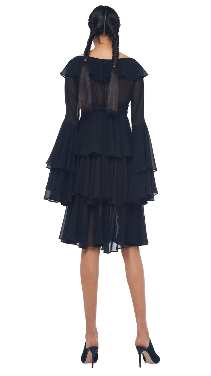 EMPIRE RUFFLE DRESS #3