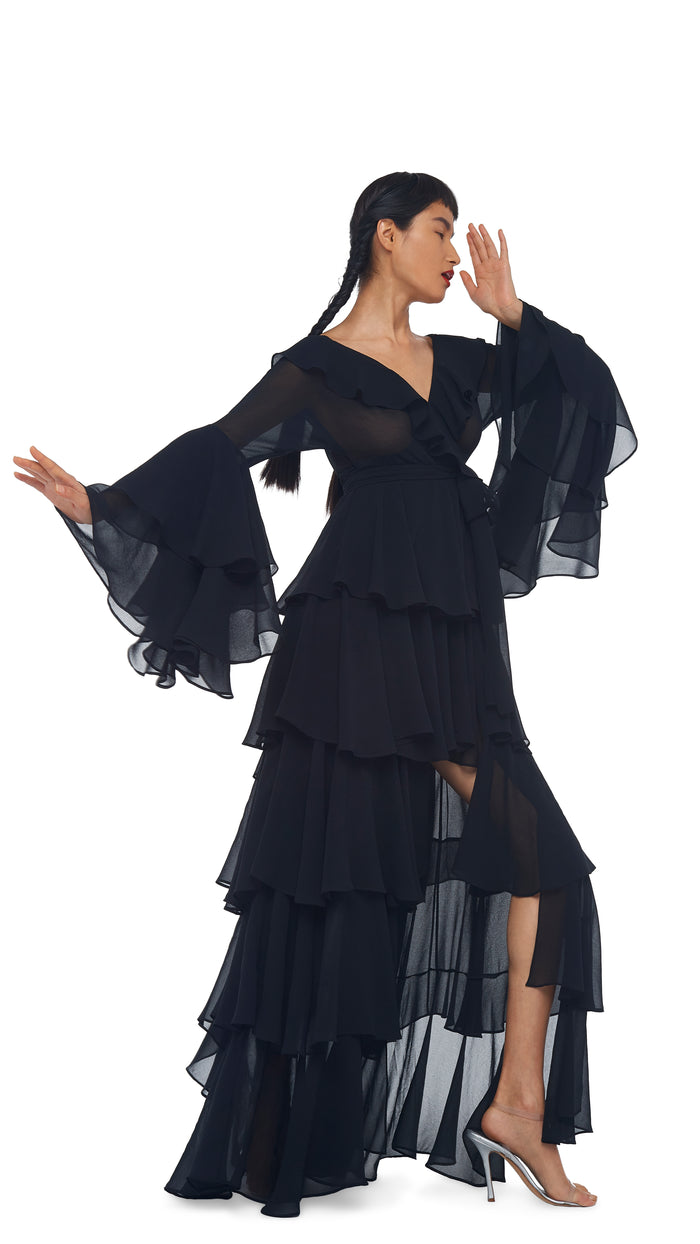 EMPIRE RUFFLE GOWN #6