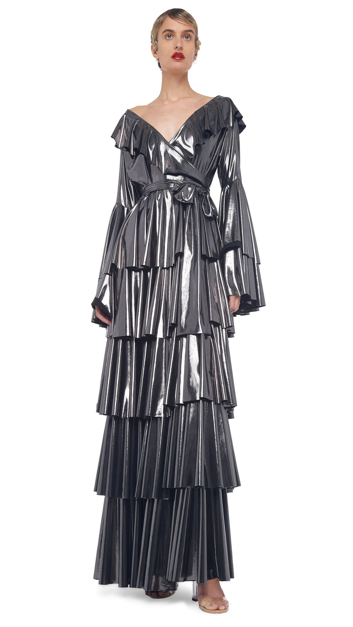 EMPIRE RUFFLE GOWN #1