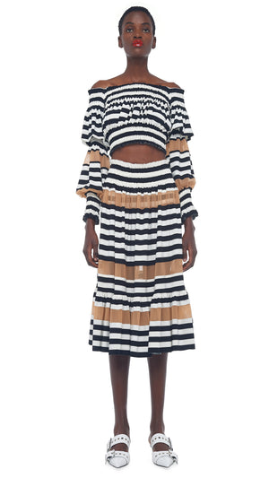 SPLICED PEASANT CROP TOP #1 Thumbnail