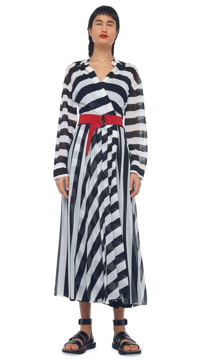NK SHIRT FLARED DRESS #1
