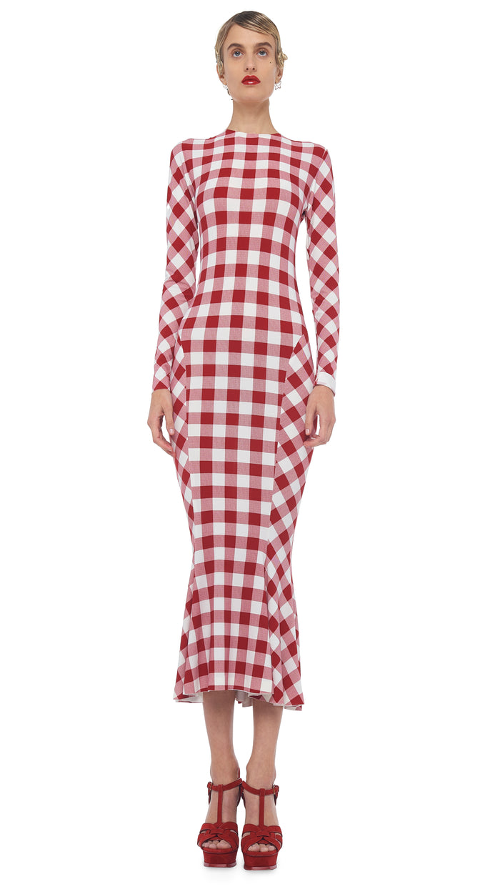 CREW FISHTAIL DRESS #1