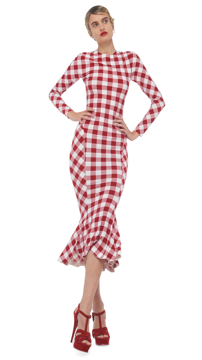 CREW FISHTAIL DRESS #4