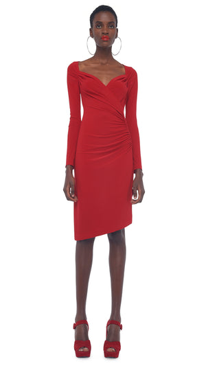 SWEETHEART SIDE DRAPE DRESS #1 Thumbnail
