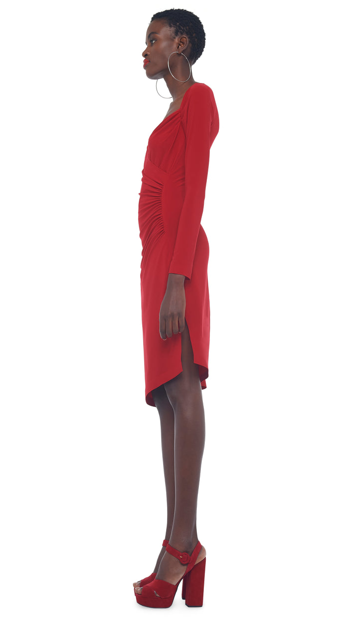 SWEETHEART SIDE DRAPE DRESS #2