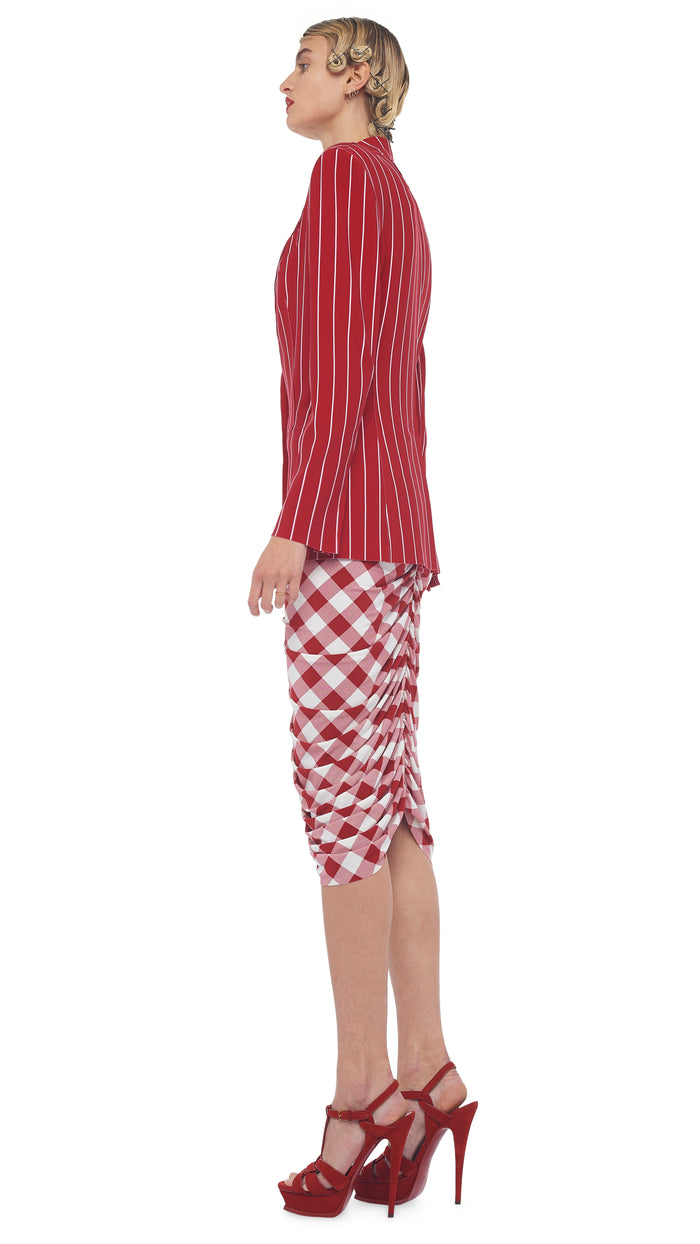 SHIRRED SKIRT TO THE KNEE #2