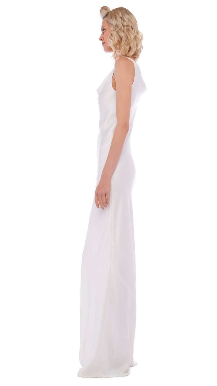 DEEP DRAPE NECK GOWN #2